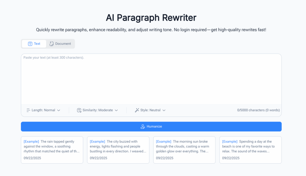 Tool 3: NoteGPT – AI-Powered Platform to Master How to Reword a Sentence