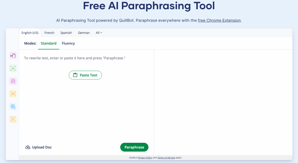 Tool 5: Scribbr – The Best AI Paraphrasing Tool for Multilingual Content