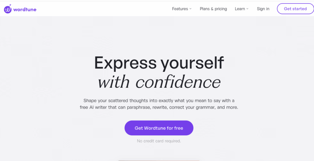Tool 3: Wordtune – The Best AI Paraphrasing Tool for Content Marketing