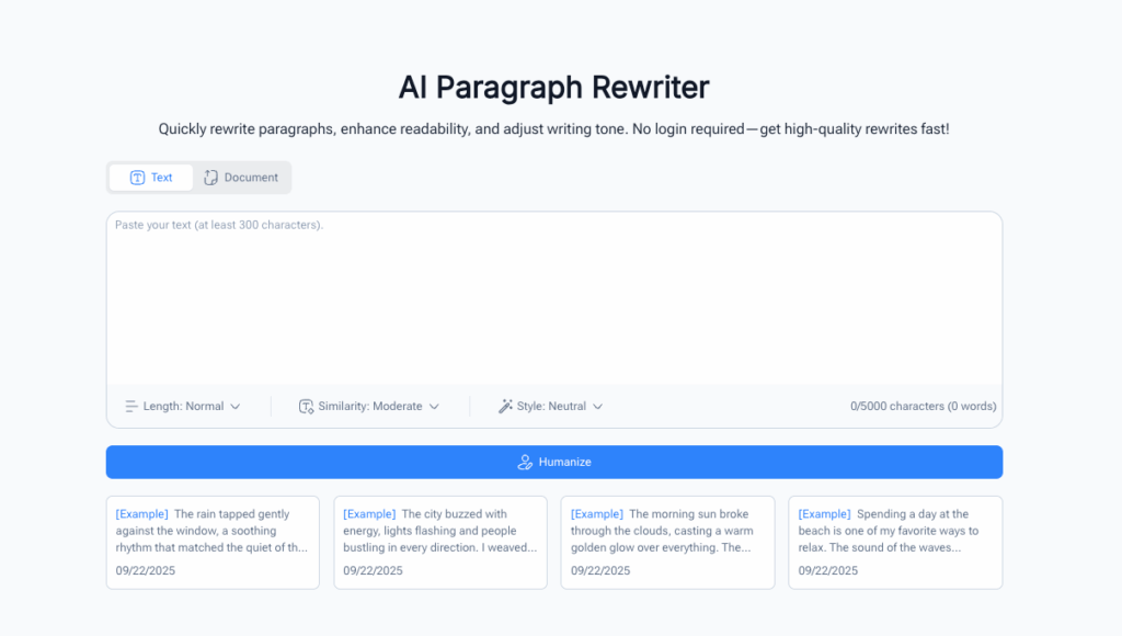 Tool 1: NoteGPT – The Best AI Paraphrasing Tool for Advanced Customization