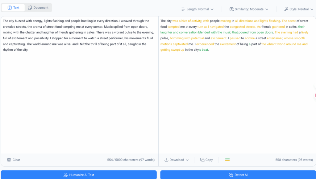 Tool 1: NoteGPT – The Best AI Paraphrasing Tool for Advanced Customization