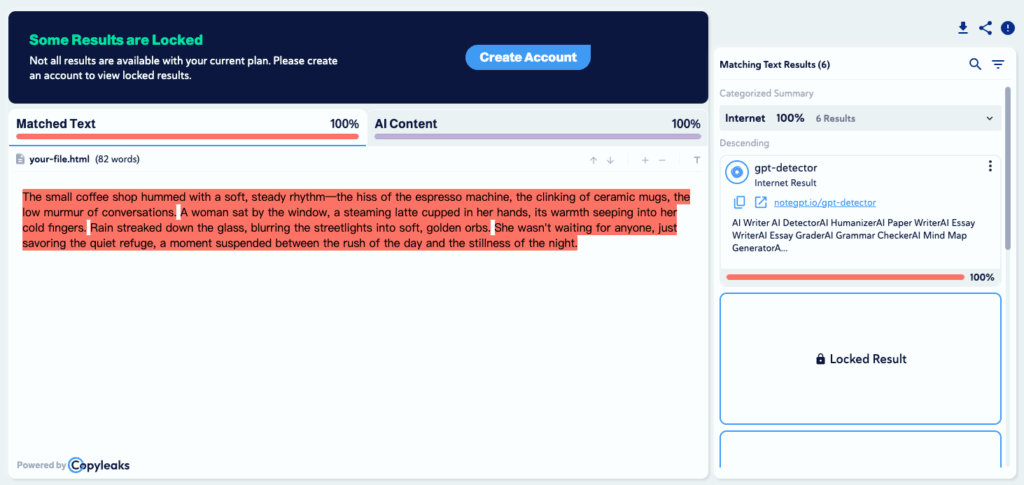 Review 5: Copyleaks – Multilingual AI & Plagiarism Checker for Teachers and Institutions