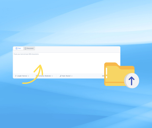 Step 1: Paste or Upload Your Content