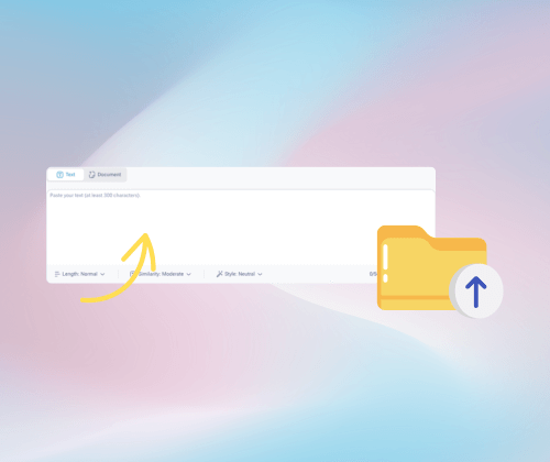 Step 1: Paste or Upload Your Content