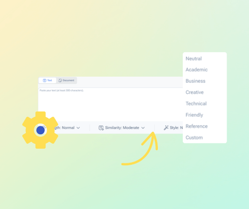 Step 2: Set Your Rewriting Preferences