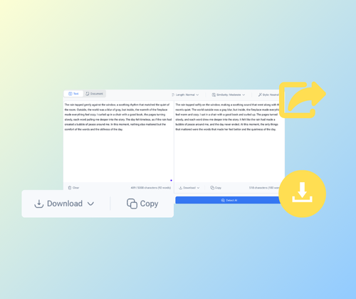 Step 3: Copy or Download Humanized Text