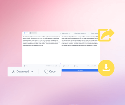 Step 3: Copy or Download the Rewritten Text