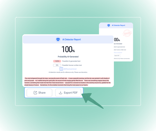 Step 3: View or Download the Detection Report