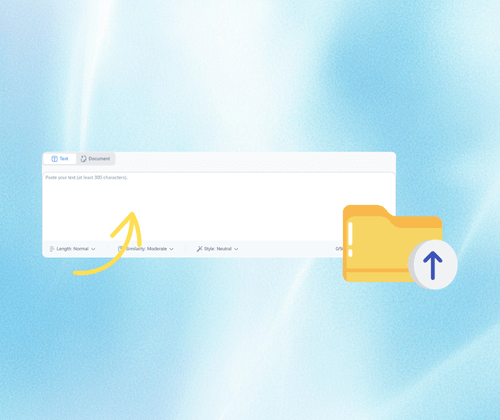 Step 1: Paste or Upload Your Content