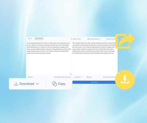 Step 3: Copy or Download the Rewritten Text